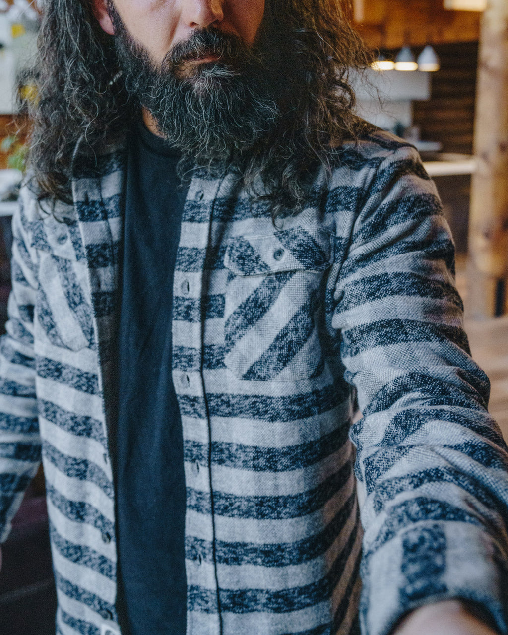 Grand Flannel, Charcoal Gingham