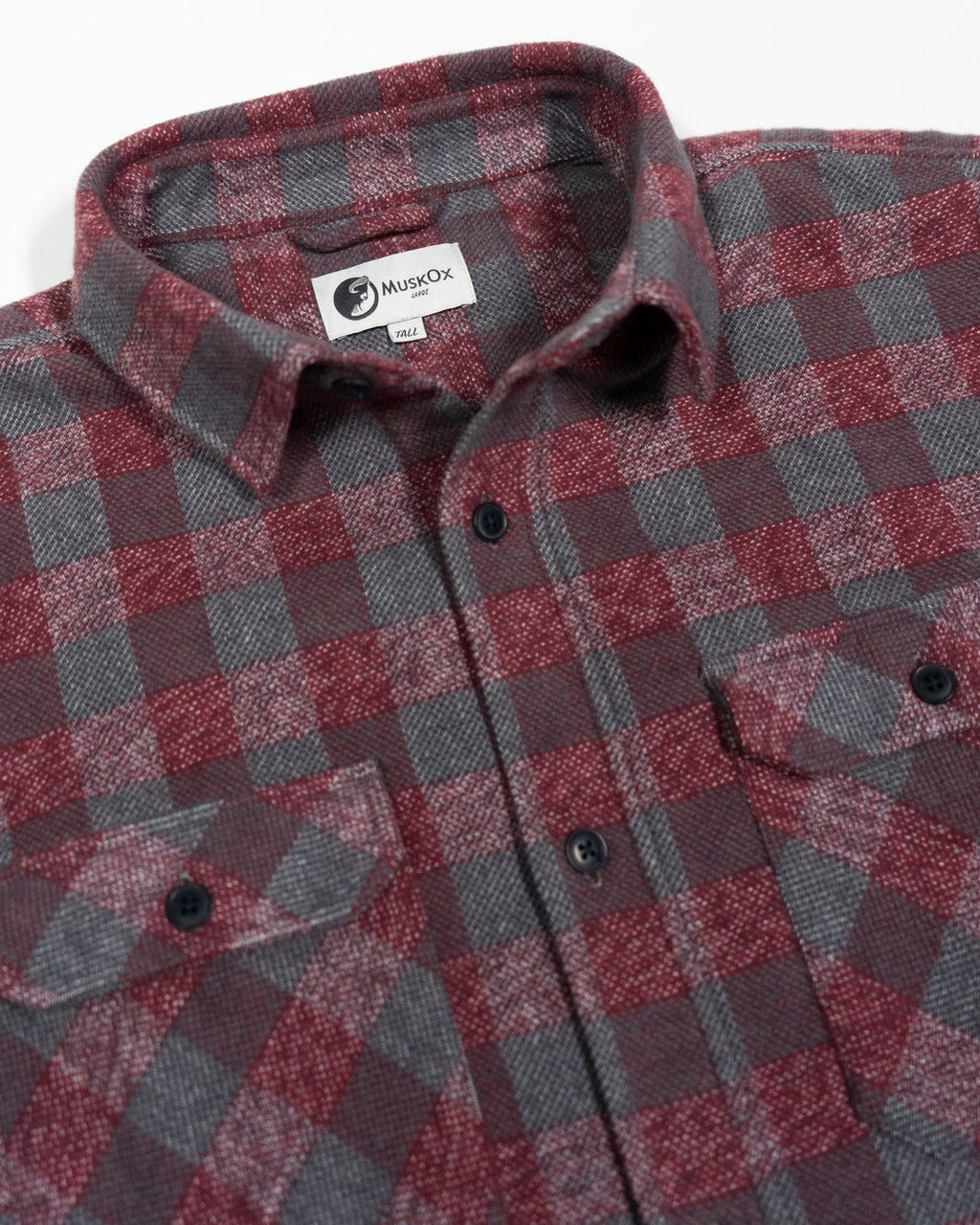 Grand Flannel, Burgundy
