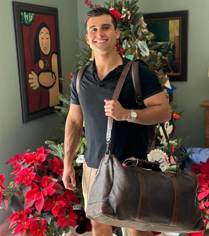 Theodore Leather Duffle Bag